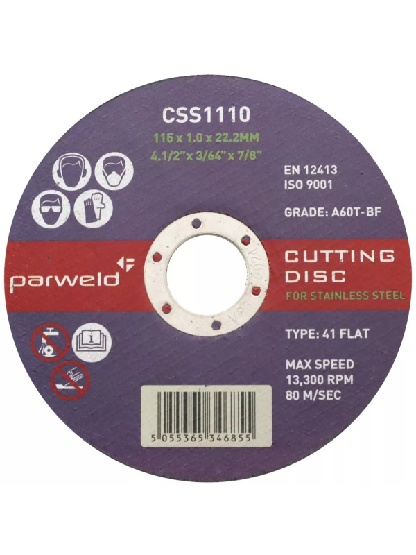 Parweld Flat Cutting Discs