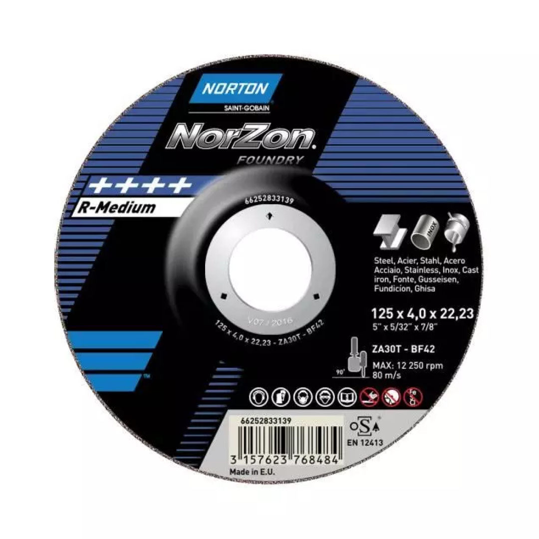 Norton Norzon III Foundry for Right-Angle Grinder