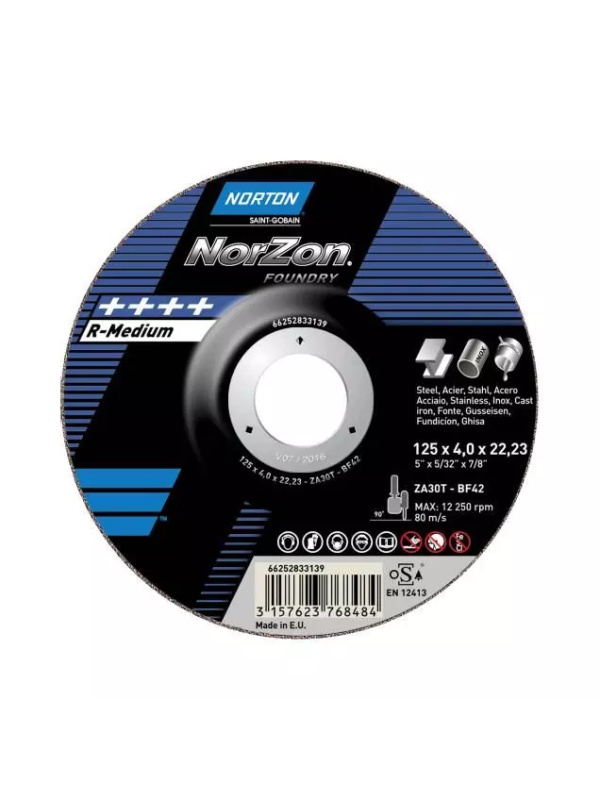 Norton Norzon III Foundry for Right-Angle Grinder