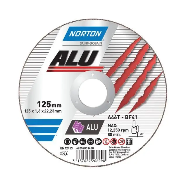 Norton Aluminium Cutting Discs
