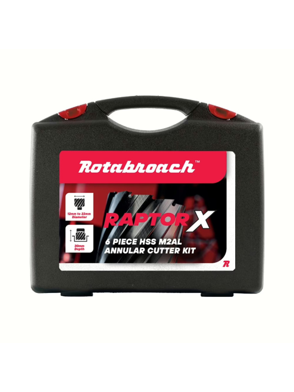 Rotabroach Raptor X 6 Piece Cutter Kit