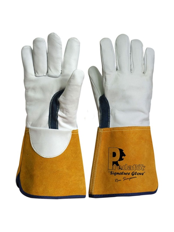 Predator PRED6 Signature Goat Leather TIG Welding Gauntlets